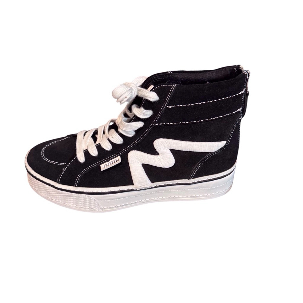 Women's Steve Madden Sneakers, Size 9, Black/White